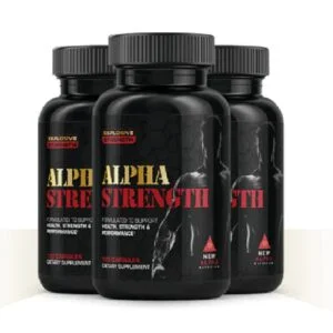 Alpha Strength - Natural supplement for boosting testosterone, enhancing sexual health, and improving cardiovascular support for men.