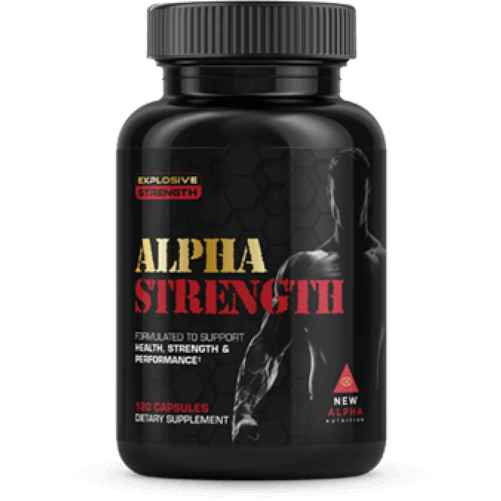 Alpha Strength - Natural supplement for boosting testosterone, enhancing sexual health, and improving cardiovascular support for men.