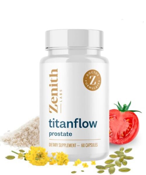 TitanFlow Prostate Support Supplement for improving prostate health and urinary function
