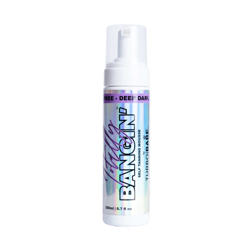 Totally Bangin' Tan self-tanner for a flawless, natural tan without the sun