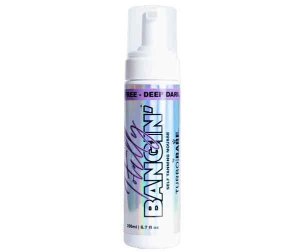 Totally Bangin' Tan self-tanner for a flawless, natural tan without the sun