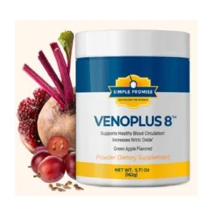Venoplus 8 supplement for cardiovascular health, supports healthy blood pressure, cholesterol, and overall heart well-being