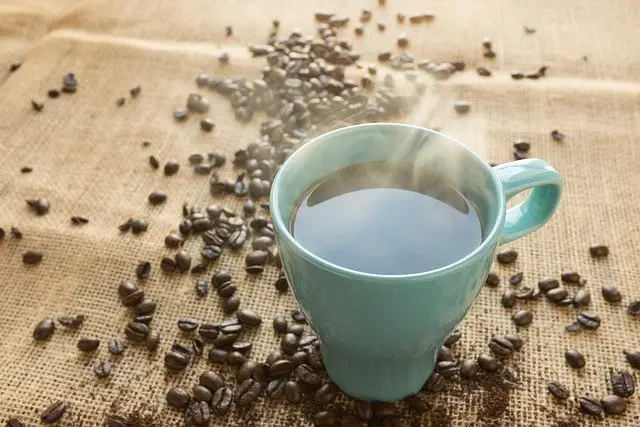 coffee, beans, mug, cup, coffee cup, cup of coffee, coffee mug, black coffee, hot coffee, hot drink, drink, beverage, hot beverage, coffee beans, caffeine, aroma, dark roast, roasted, hot, cafe, aromatic, brewed coffee, sack, burlap, coffee, coffee, coffee, coffee, coffee