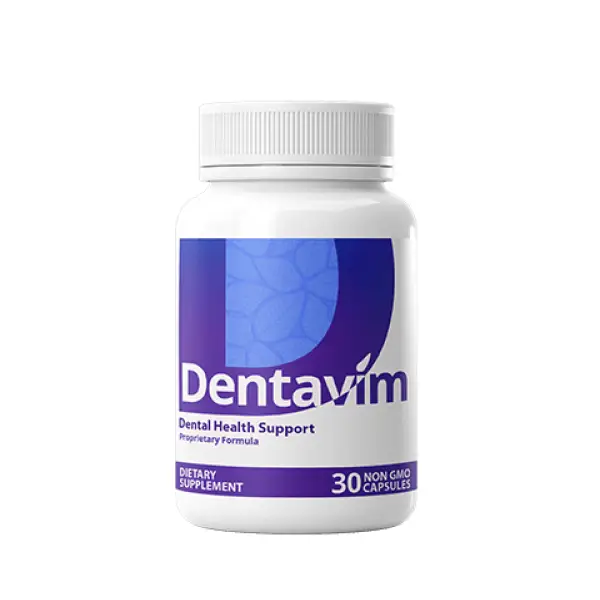 Dentavim - Natural supplement for healthy teeth and gums with patented blend of powerful nutrients and plants.