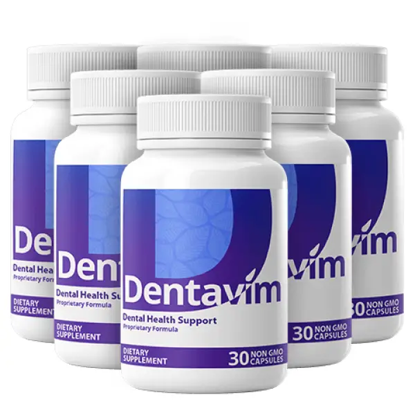 Dentavim - Natural supplement for healthy teeth and gums with patented blend of powerful nutrients and plants.