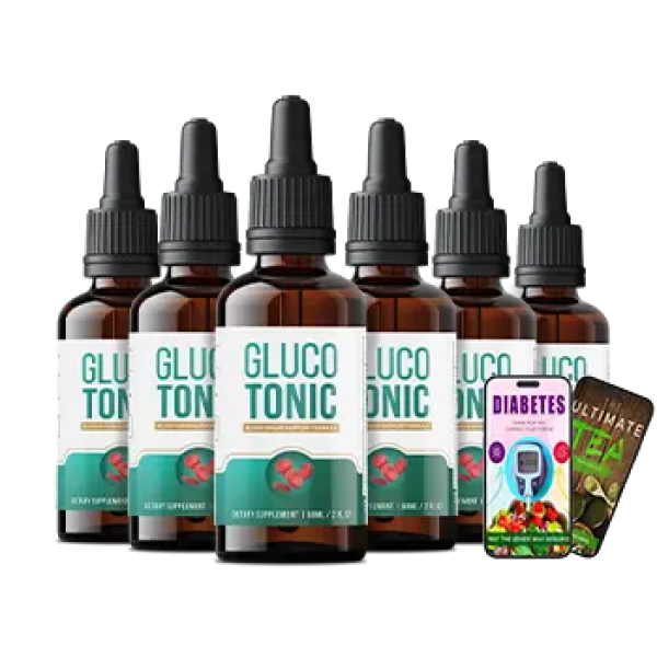 GlucoTonic - Blood Sugar Support, Type 2. Natural ingredients to support healthy blood sugar and metabolism.