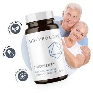 GlucoBerry - Premium blood sugar support with Maqui berries, Gymnema leaf, chromium, biotin, and more to help maintain healthy blood sugar levels.