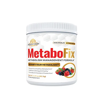 MetaboFix weight loss supplement powder – natural metabolism booster with polyphenols, green mango, and aronia berries.