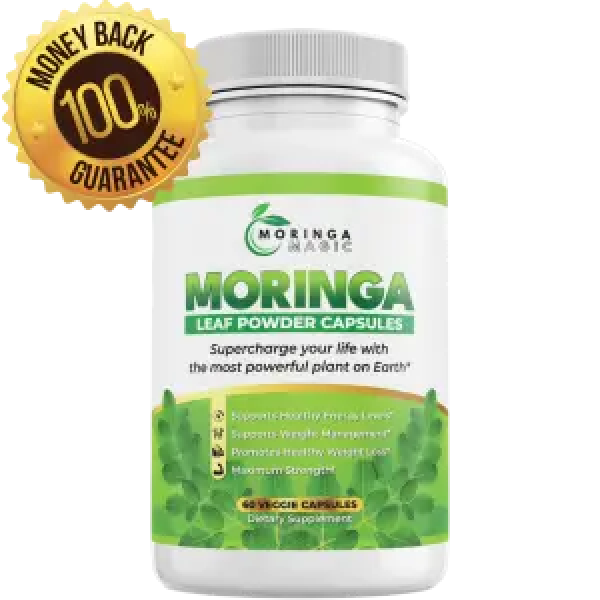 Moringa Magic Supplement - A powerful natural formula with Moringa Oleifera to boost energy, immunity, and vitality.