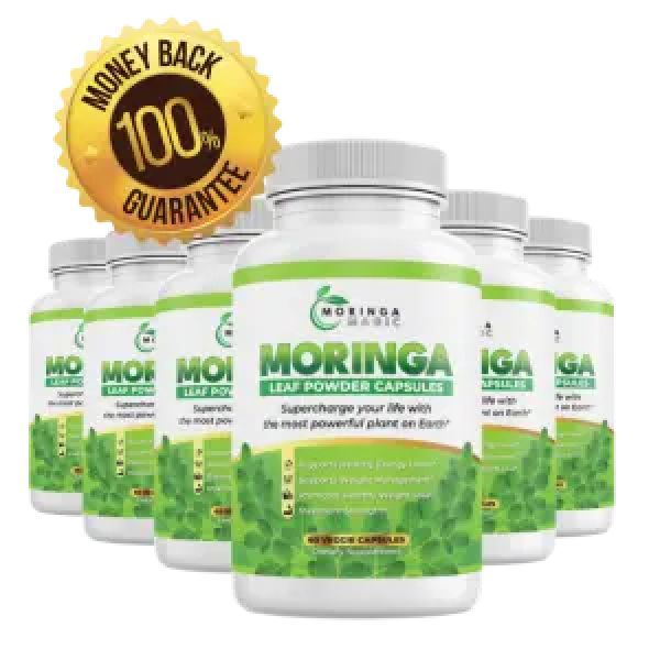 Moringa Magic Supplement - A powerful natural formula with Moringa Oleifera to boost energy, immunity, and vitality.