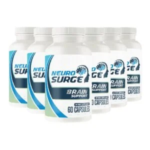 Neuro Surge - Advanced Brain Health Formula with 20+ ingredients to improve memory, mental clarity, and energy.