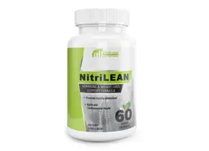 NitriLean - Natural Hormone Support and Weight Loss Supplement for Fat Burning, Healthy Circulation, and Increased Energy. Boosts metabolism, reduces belly fat, and improves heart health.