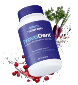 ProvaDent Capsules for Oral Health, Organic Xylitol, BioFresh Complex, Blueberry Extract, Purple Carrot Powder, and 4 Probiotic Strains