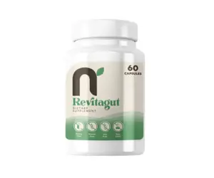 Revitagut Gut Health Supplement – Dairy-Free, Gluten-Free, Non-GMO Capsules for Digestive Wellness