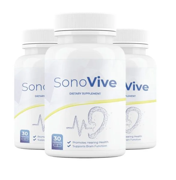 SonoVive - Natural Supplement for Healthy Hearing and Cognitive Function | Supports Ear Health, Tinnitus Relief, and Mental Clarity