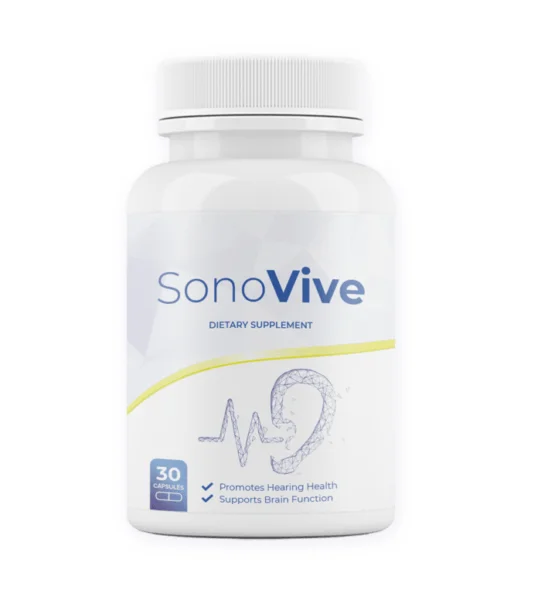 SonoVive - Natural Supplement for Healthy Hearing and Cognitive Function | Supports Ear Health, Tinnitus Relief, and Mental Clarity