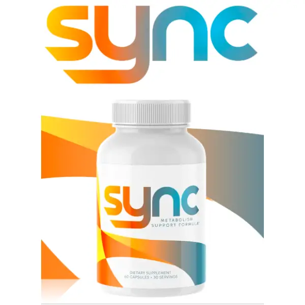 Sync - Metabolism Support Formula: Boost your metabolism, burn stubborn fat, and enhance energy with this clinically proven, nutrient-packed formula.