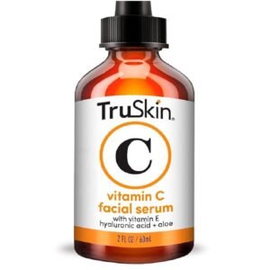 TruSkin Vitamin C Serum For Face – Anti-Aging Brightening Serum with Hyaluronic Acid and Vitamin E for Dark Spots, Wrinkles, and Skin Tone