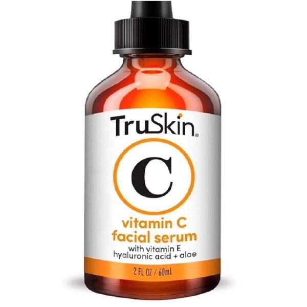 TruSkin Vitamin C Serum For Face – Anti-Aging Brightening Serum with Hyaluronic Acid and Vitamin E for Dark Spots, Wrinkles, and Skin Tone