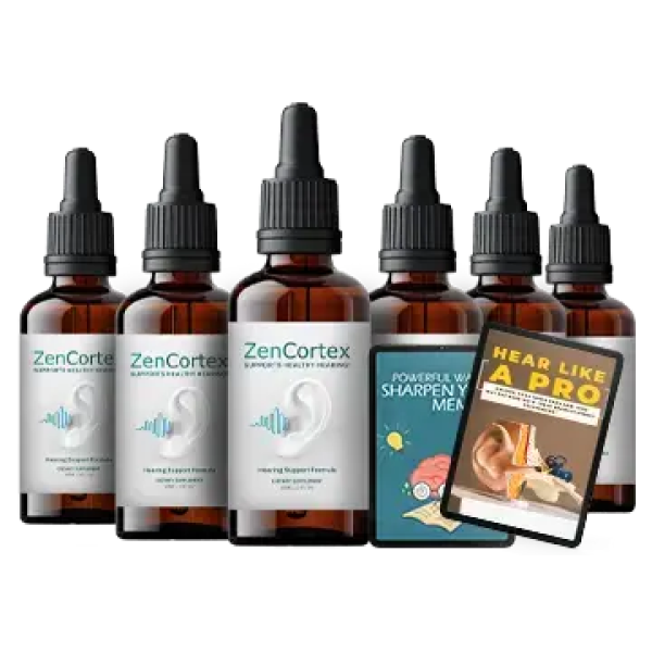 ZenCortex Brain and Hearing Support – Natural Formula for Mental Clarity, Focus, and Protecting Hearing with Research-Backed Ingredients